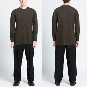 NWT New $165 Wool & Co Wool Blend Military Green Sweater Size S